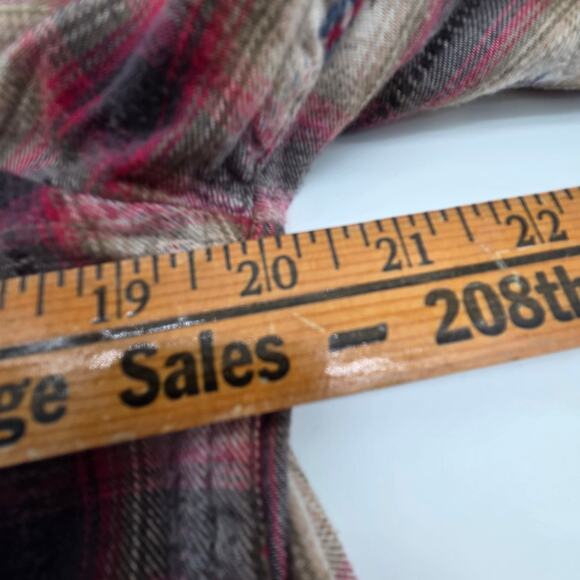 ASOS Flannel Southwestern Print Pearl Snap Button Up Size Men's M - Picture 8 of 13